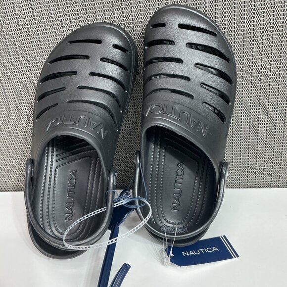 Nautica Mens River Edge Black Slide Sandals Size 7 Comfortable Slip-On - Picture 5 of 7